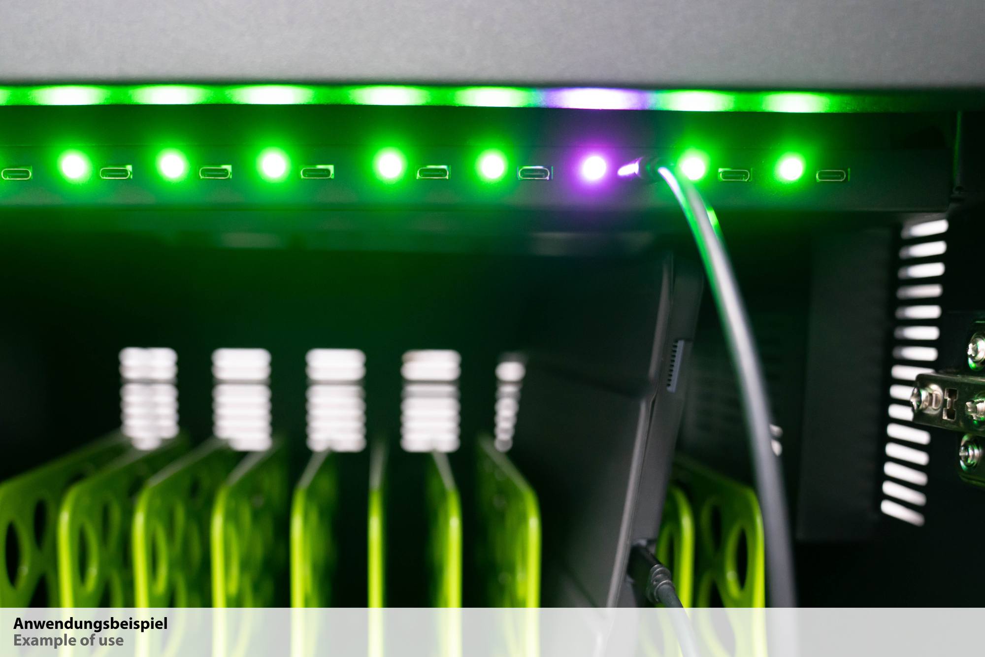 Good Connections® ANTARES PRO T20C Ladewagen bis 11", USB-C™, 30W Port, PD3.0, UVC-Desinfektion, grau