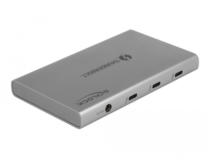 Thunderbolt™ 4 Hub 3 Port mit zusätzlichem SuperSpeed USB 10 Gbps Typ-A Port - 8K, Delock® [64157]