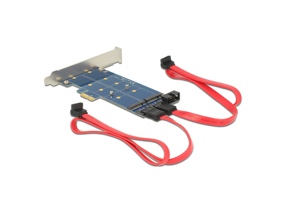 PCI Express Karte an 2 x intern M.2 NGFF, Delock® [89374]