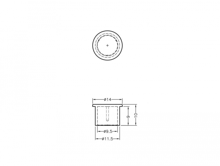 Staubschutz für F Buchse, 10 Stück, schwarz, Delock® [60165]