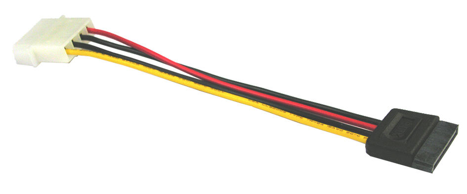 SATA Stecker an 4 Pin Molex Stecker, Exsys® [EX-K41915]