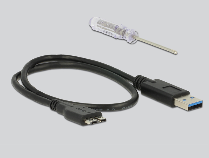 Externes Gehäuse 2x M.2 Key B an SuperSpeed USB 10 Gbps (USB 3.1 Gen.2) mit RAID, Delock® [42588]