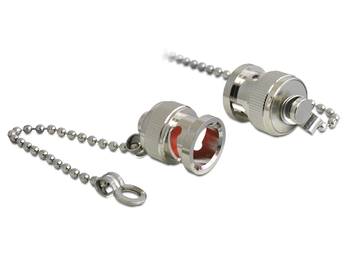 Verschlusskappe, HF BNC für BNC-Buchse mit Kette, Delock® [88489]