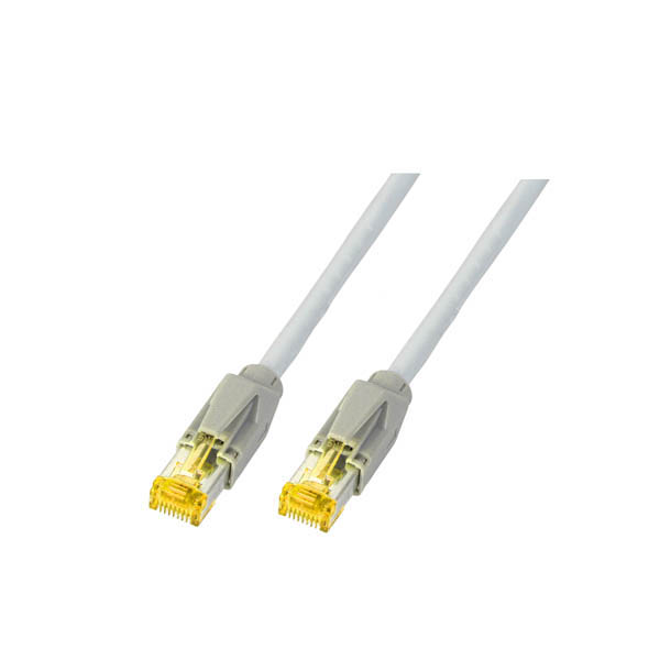 Cat. 6a, RJ45 Patchkabel HRS TM31 S/FTP Dätwyler 1200MHz 5,0m grau
