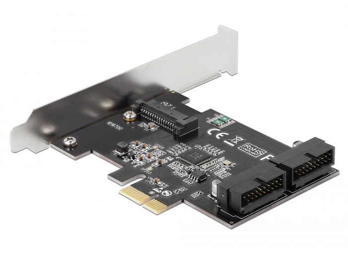 PCI Express Karte an 2 x intern USB 3.0 Pfostenstecker, Delock® [90387]