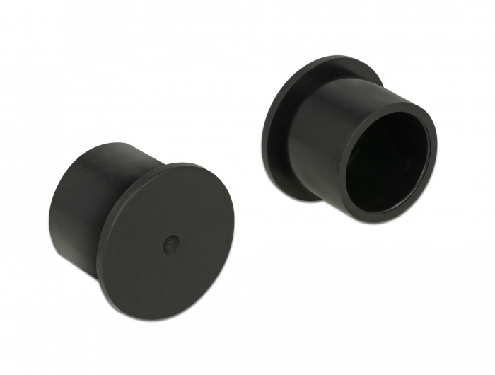 Staubschutz für F Buchse, 10 Stück, schwarz, Delock® [60165]