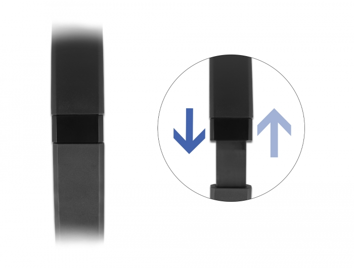 USB Stereo Headset mit Kabelfernbedienung und Quick-Mute Taste für PC und Notebook, Delock® [27180]