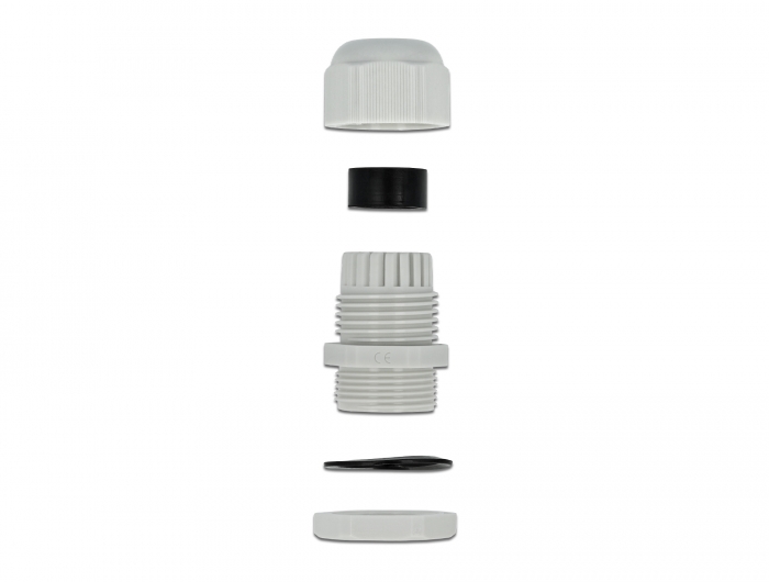 Kabelverschraubung PG11 10 Stück grau, Delock® [60197]