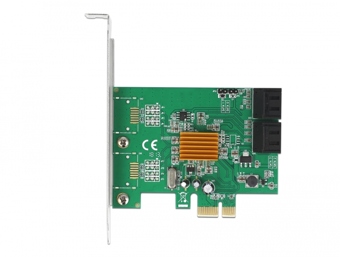 4 Port SATA PCI Express Karte, Delock® [90382]