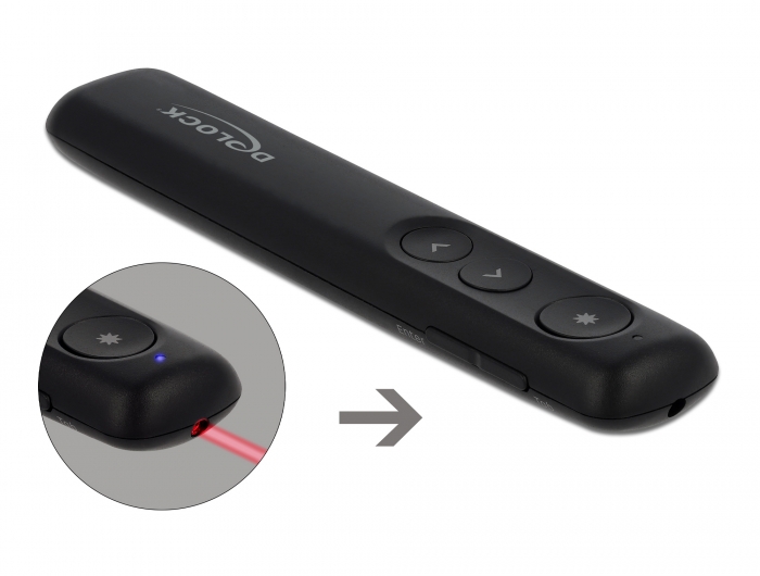 USB Laser Presenter schwarz, Delock® [64092]