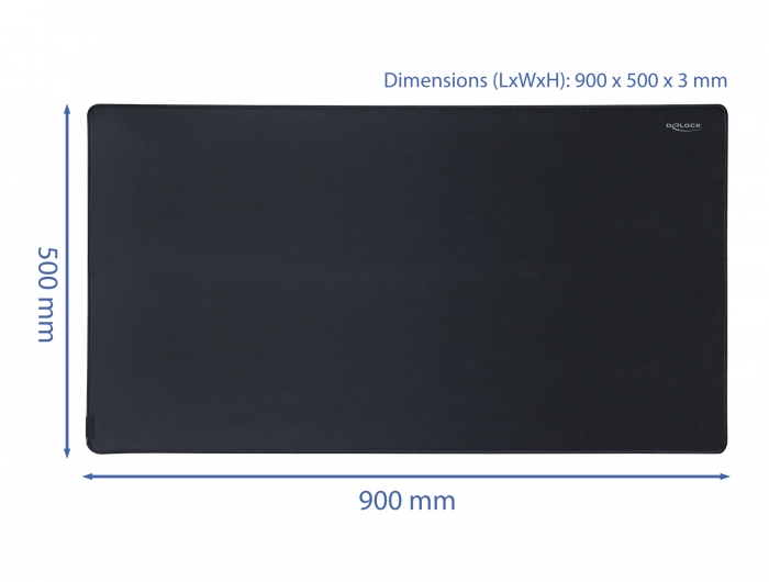 Gaming Mauspad 900 x 500 mm - wasserabweisend, Delock® [12027]