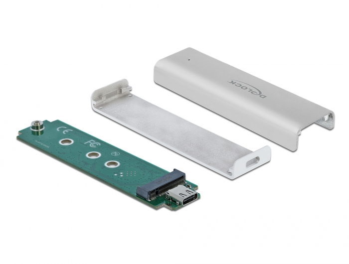 Externes Gehäuse für M.2 NVMe PCIe SSD mit SuperSpeed USB 10 Gbps (USB 3.2 Gen 2) USB Type-C™ Buchse , Delock® [42634]