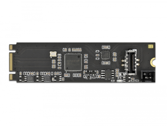 Konverter M.2 Key B+M Stecker zu 1 x intern USB 3.2 Gen 2 Key A 20 Pin Buchse, Delock® [63330]