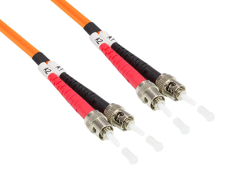 Patchkabel LWL Duplex OM2 (Multimode, 50/125) ST/ST, 5m, Good Connections®
