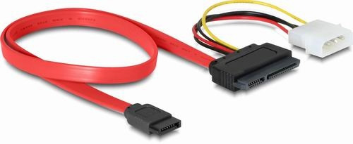 S-ATA All-in-One Kabel, Strom: ca. 0,1m, Daten: ca. 0,5m, Delock® [84230]