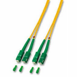 Patchkabel LWL Duplex OS2 (Singlemode, 9/125) 4xSC-APC, 2m, Good Connections®