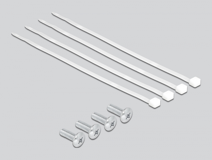 19" Patchpanel 24 Port Cat.5e 1 HE farbig, Delock® [66880]