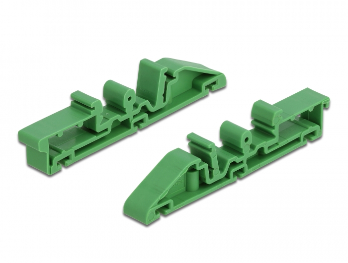 Hutschienenclip für Platine 85 mm 4 Stück, Delock® [66261]