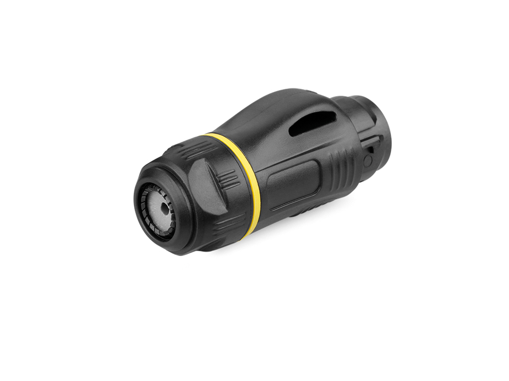 Industrie-Steckverbinder S2 - Unbestückter Stecker, Aussparung für RJ45 Stecker, M24, IP67, Good Connections®