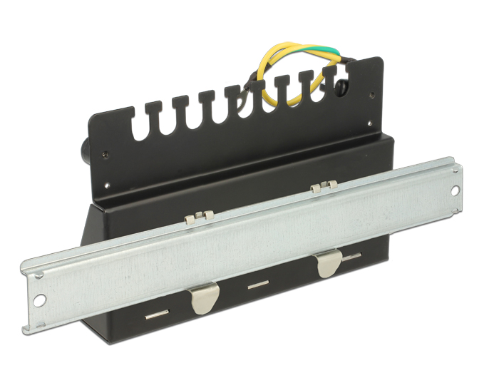 Keystone Desktop Patchpanel 8 Port schwarz, Delock® [43338]