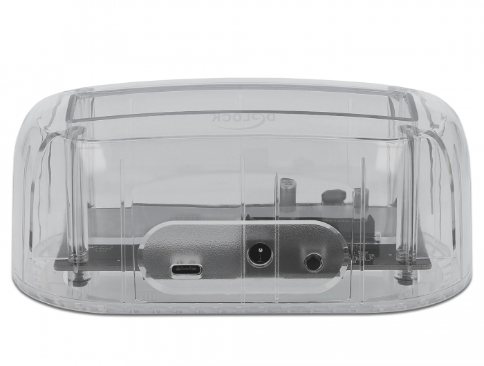USB Type-C™ Dockingstation für 1 x SATA HDD / SSD transparent , Delock® [64089]