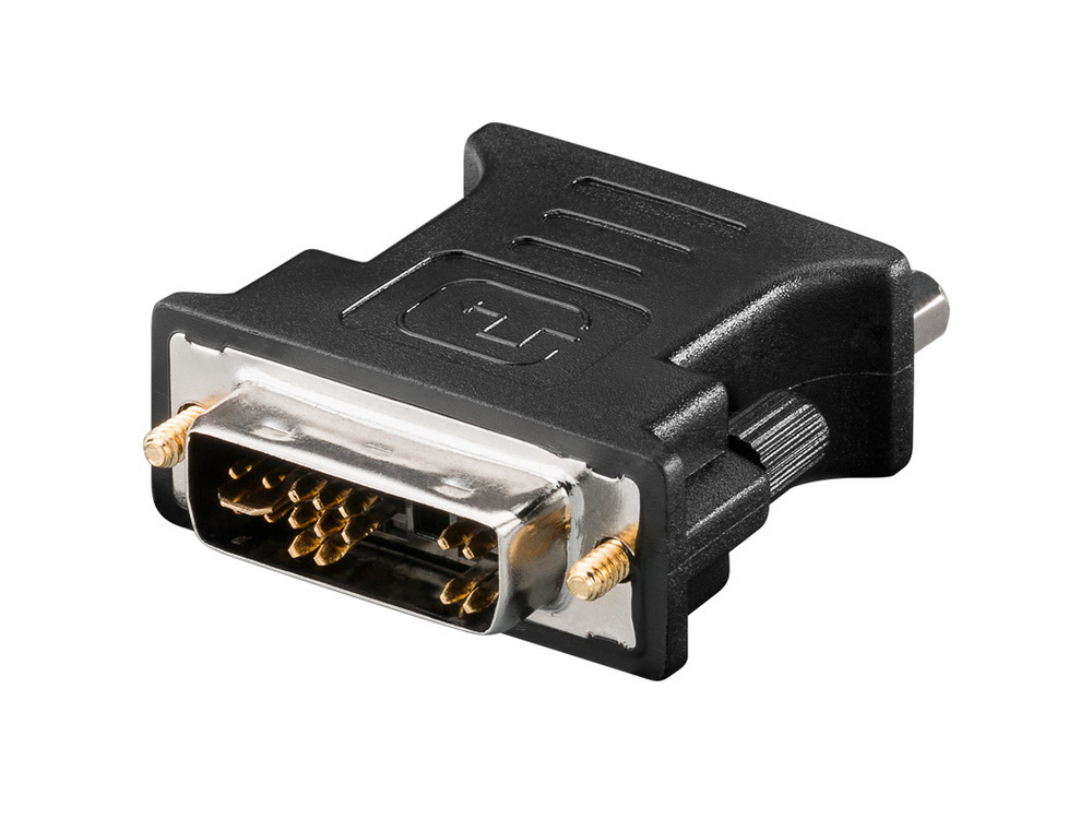 Adapter DVI 12+5 Stecker zu VGA 15-Pol HD Buchse, Good Connections®