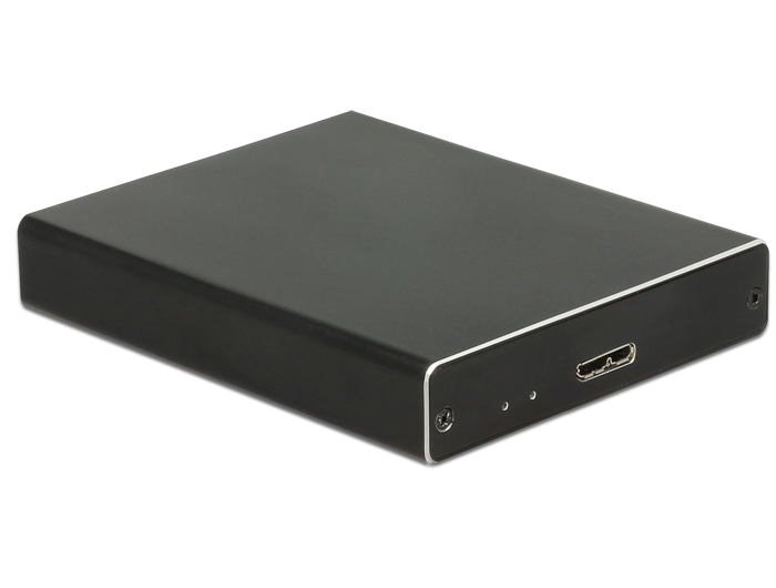 Externes Gehäuse 2x M.2 Key B an SuperSpeed USB 10 Gbps (USB 3.1 Gen.2) mit RAID, Delock® [42588]
