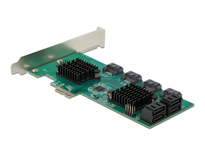 8 Port SATA PCI Express x1 Karte - Low Profile Formfaktor, Delock® [90072]