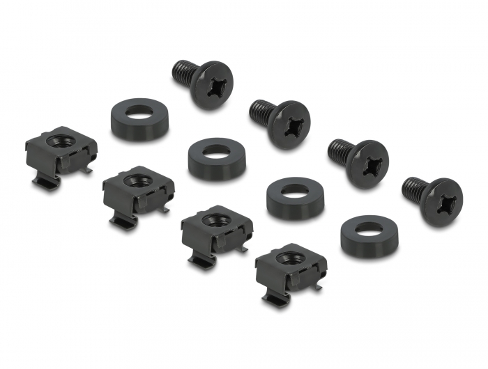 10" Keystone Patchpanel 10 Port schwarz, Delock® [66676]