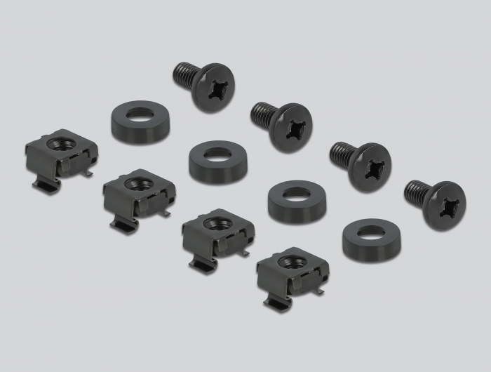 19" Kabelmanagement Bürstenleiste 1 HE grau, Delock® [66532]