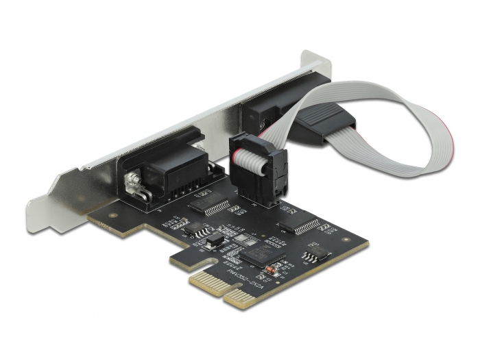 PCI Express Karte zu 2 x Seriell RS-232 , Delock® [90001]