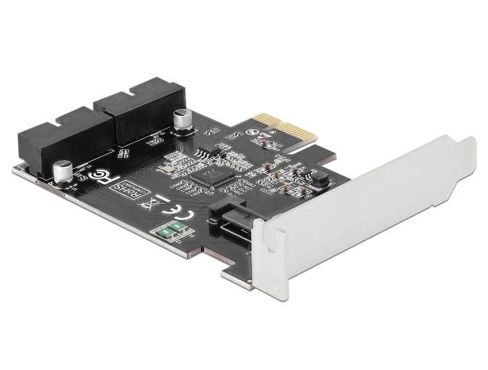 PCI Express Karte an 2 x intern USB 3.0 Pfostenstecker, Delock® [90387]