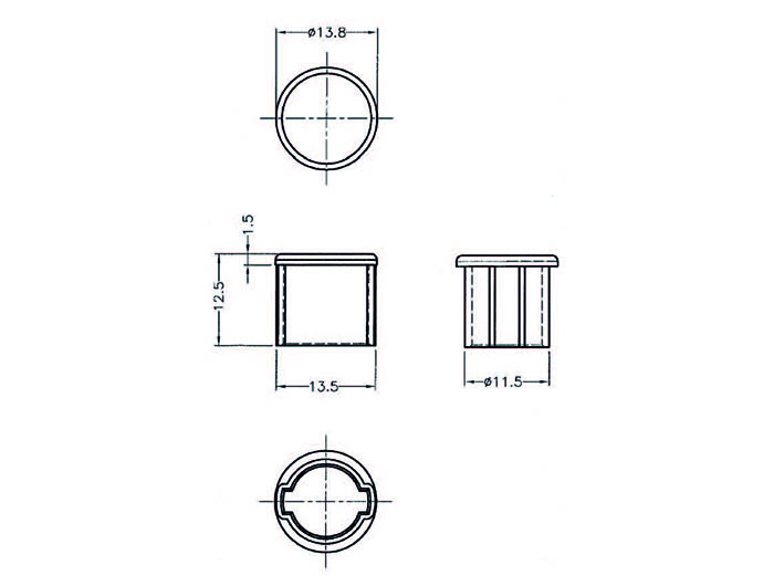 Staubschutz für BNC Buchse 10 Stück, transparent, Delock® [64022]