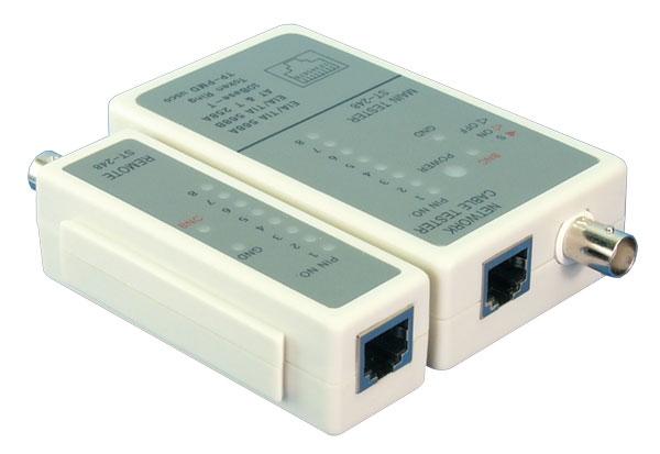 LogiLink® Kabeltester für RJ45 und BNC mit Remote Einheit [WZ0011]