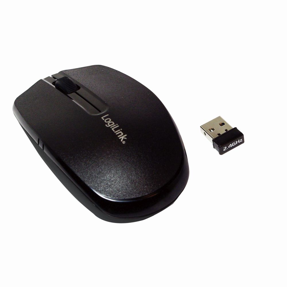 2,4 GHz Optische Mini Funk Maus, 1200 dpi, schwarz, LogiLink® [ID0114]