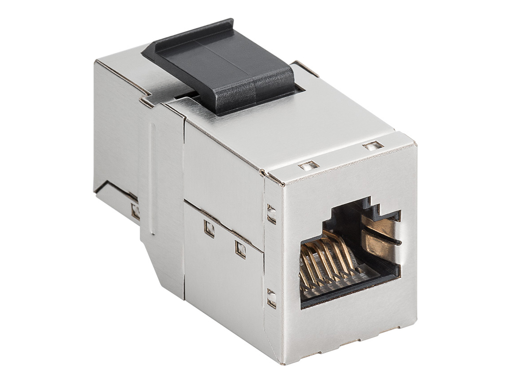 KeyStone Jack Cat. 6a 2xRJ45 Modularkupplung, STP