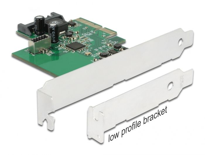 PCI Express Karte zu 1 x intern USB 3.2 Gen 2 Key A 20 Pin Buchse, Delock® [89029]