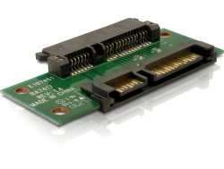 Adapter, Verlängerung SATA 22pin Stecker an Buchse, Delock® [65092]