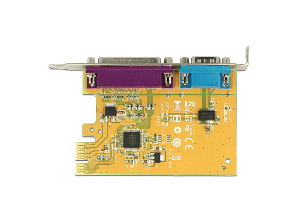 PCIe x1 Seriell 1x parallel 1x, Delock® [89446]