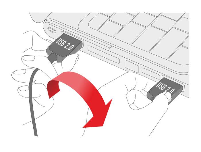 Kabel EASY-USB 2.0 Typ-A Stecker an USB 2.0 Typ Micro-B Stecker, schwarz, 0,5 m schwarz, Delock® [85156]