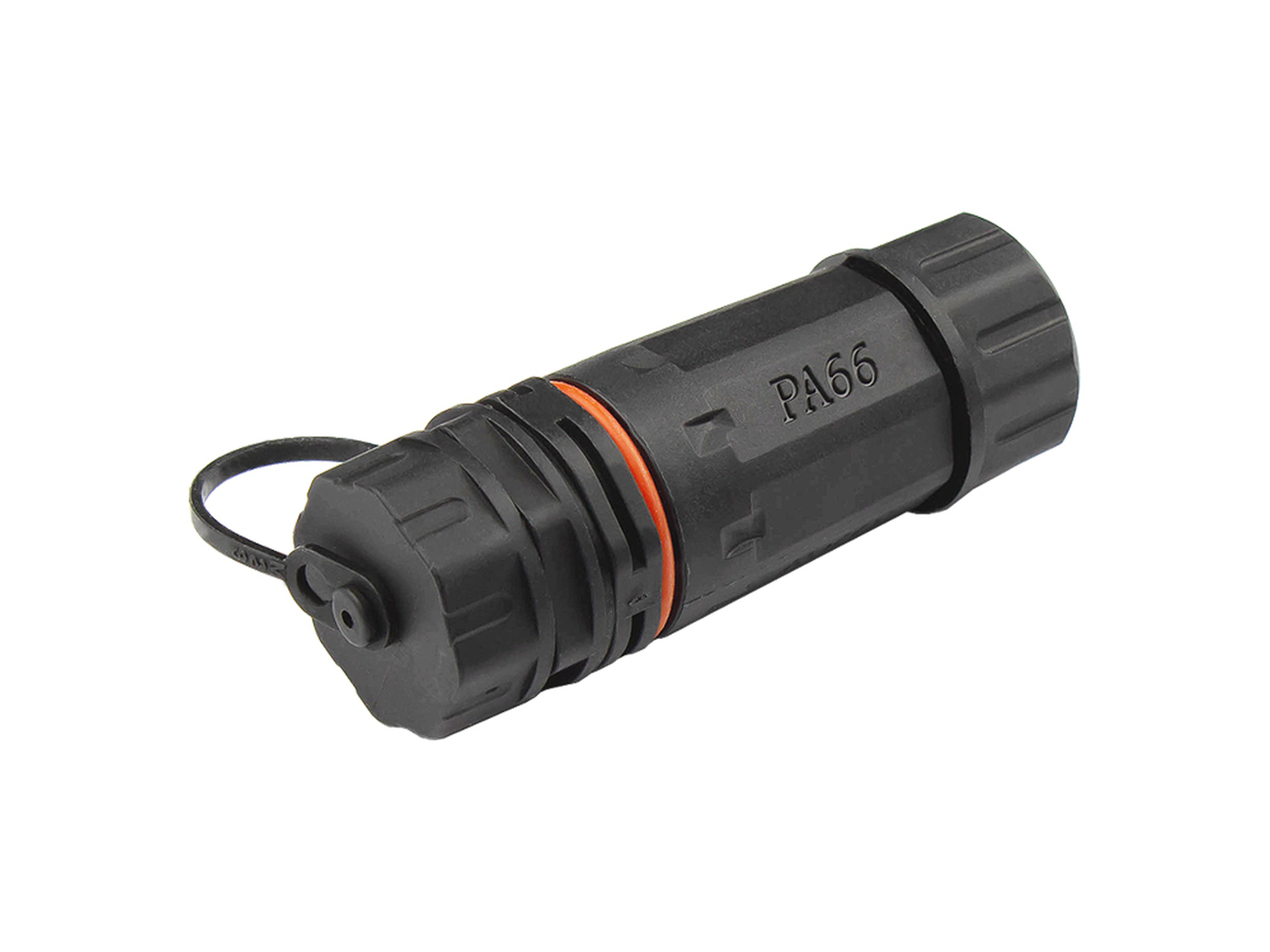 Patchkabelkupplung, Outdoor (IP68), Cat. 6A, RJ45, vollgeschirmt, schwarz, Good Connections®