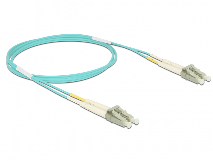 Kabel Lichtwellenleiter LC zu LC Multimode OM3 1 m, Delock® [86558]