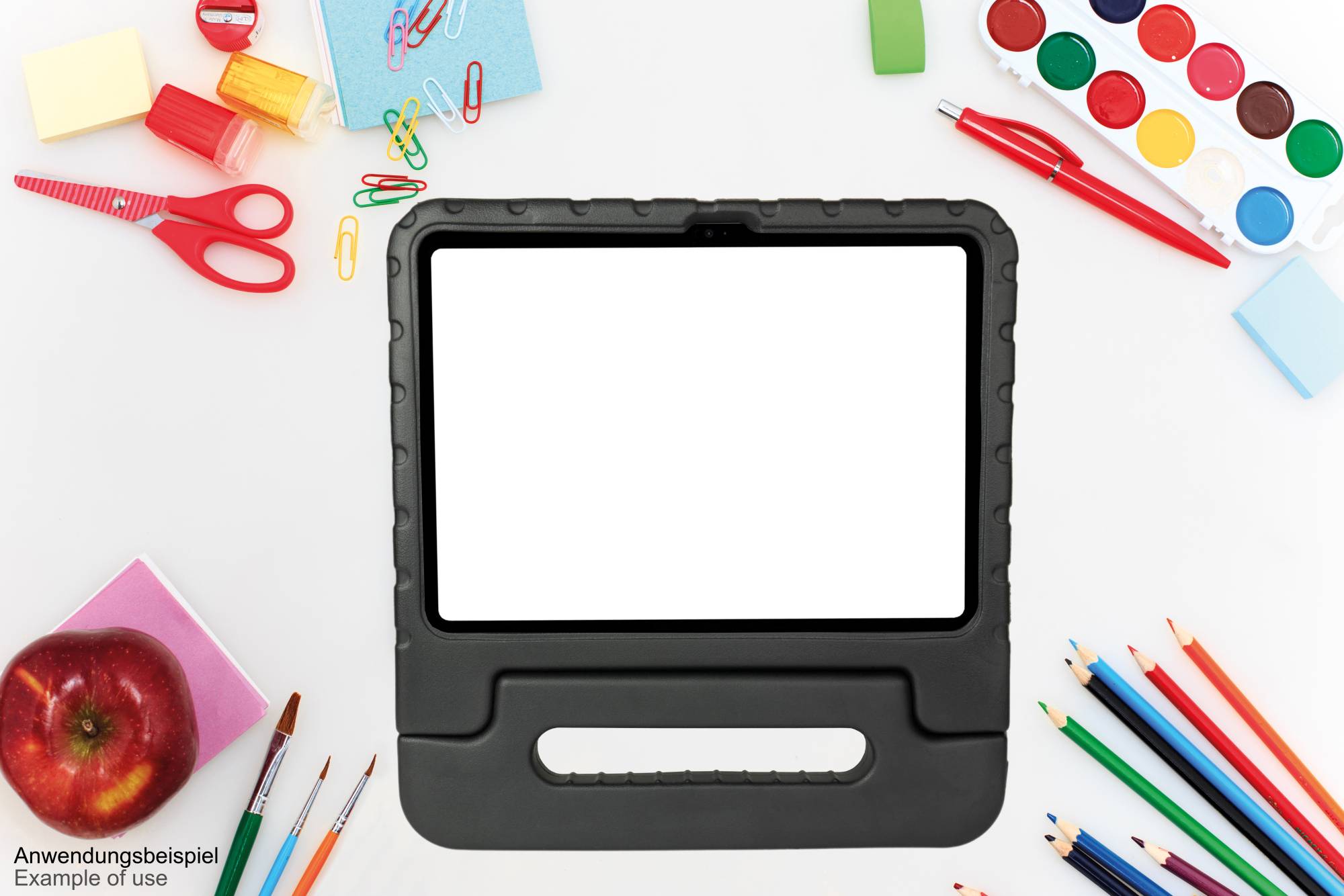 iPad 10,9" (10. Gen.) Tablet-Schutzhülle mit Kickstand, schwarz, Good Connections®