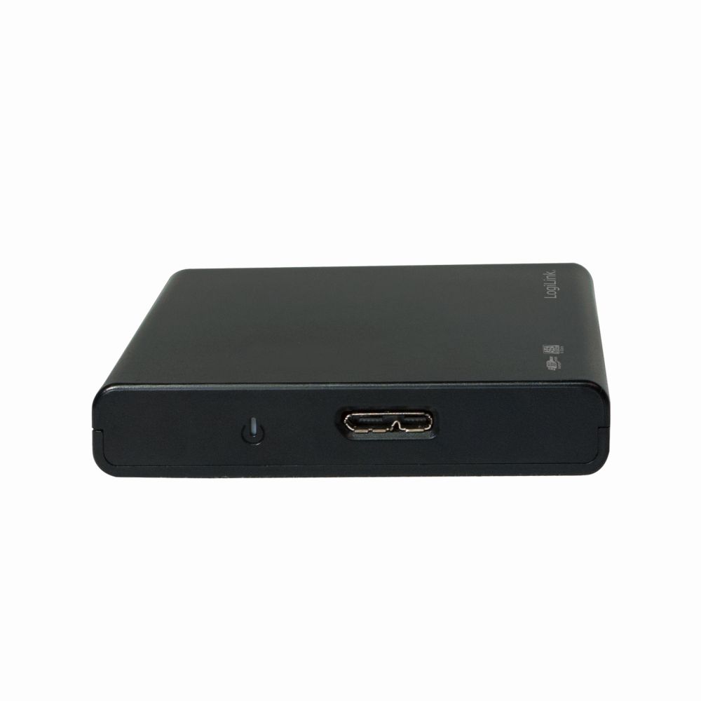 USB 3.0 HDD Gehäuse für 2,5" SATA HDD/SSD, Schwarz, LogiLink® [UA0275]