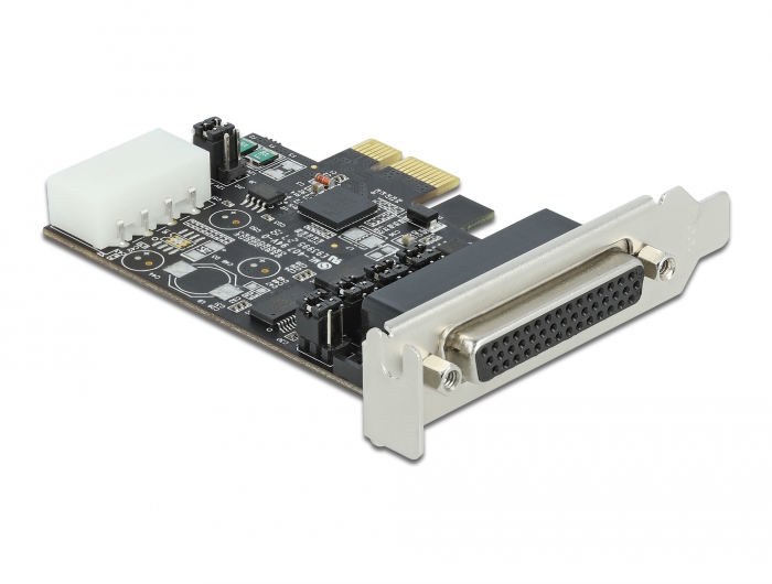 PCI Express Karte zu 2 x Seriell RS-232 mit Spannungsversorgung 5 V / 12 V, Delock® [89909]