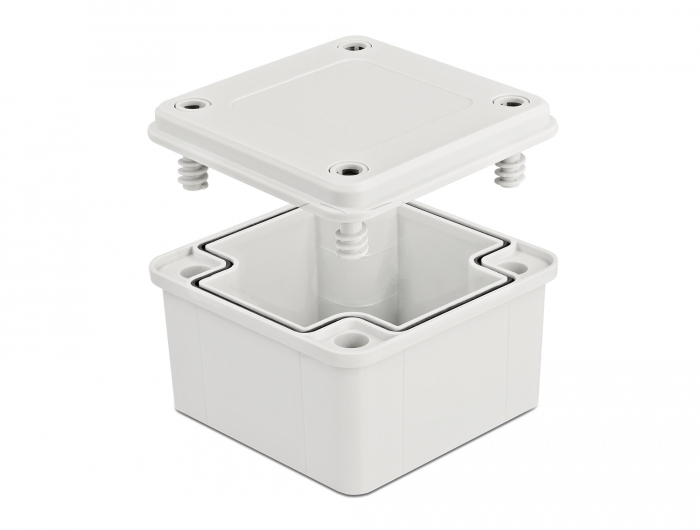 Installationsgehäuse IP65 wasserdicht 96 x 96 x 60 mm grau, Delock® [60396]