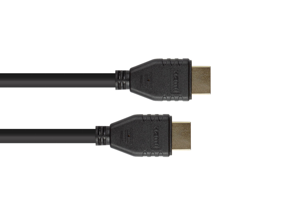 Anschlusskabel HDMI 2.0b, 4K / UHD @60Hz, PREMIUM, 18 Gbit/s, vergoldete Kontakte, CU, schwarz, 5m, Good Connections®