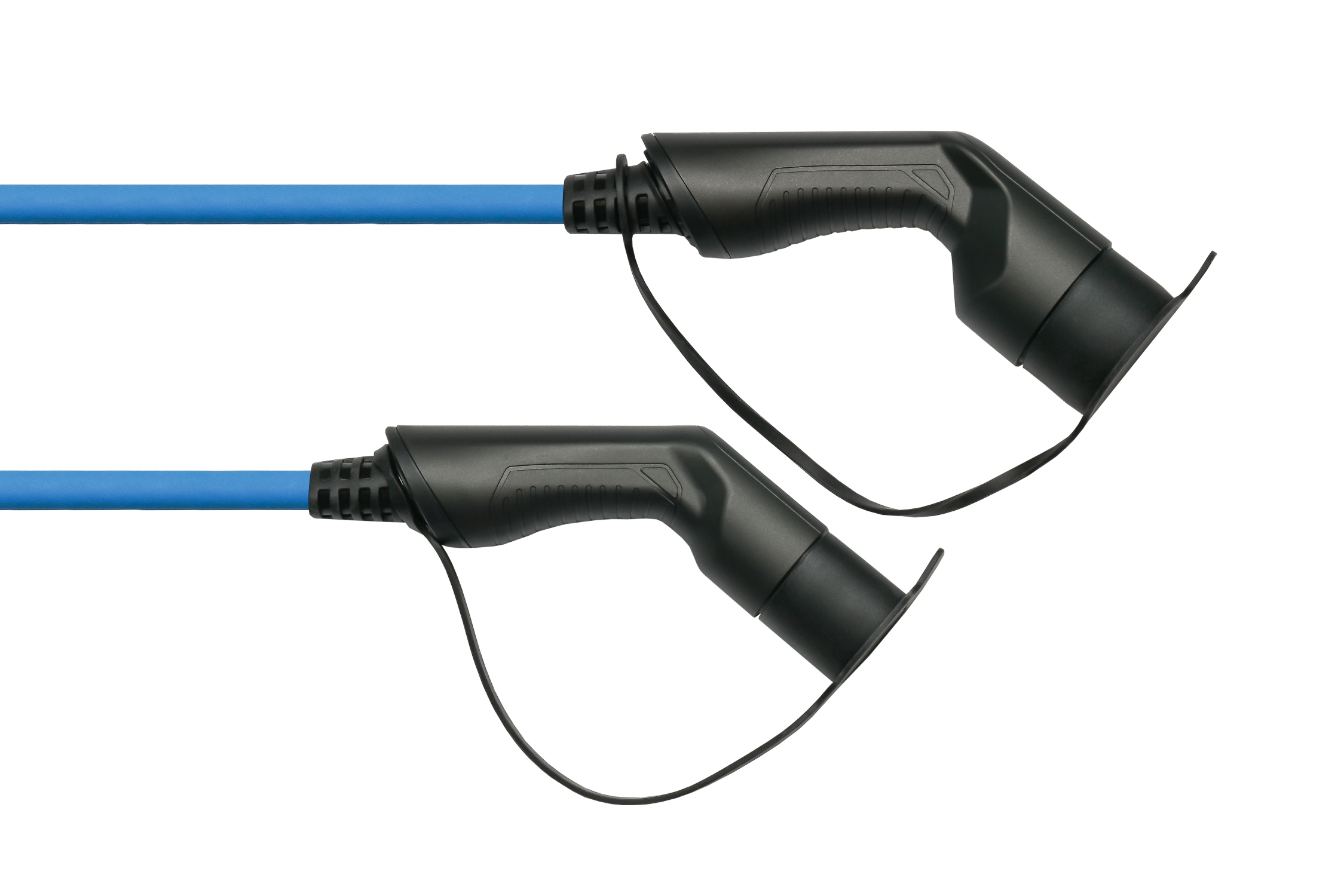 kabelmeister® Typ 2 Ladekabel für Elektro- und Hybridfahrzeuge, 3-phasig, 16 A, 11 kW, blau, 10m