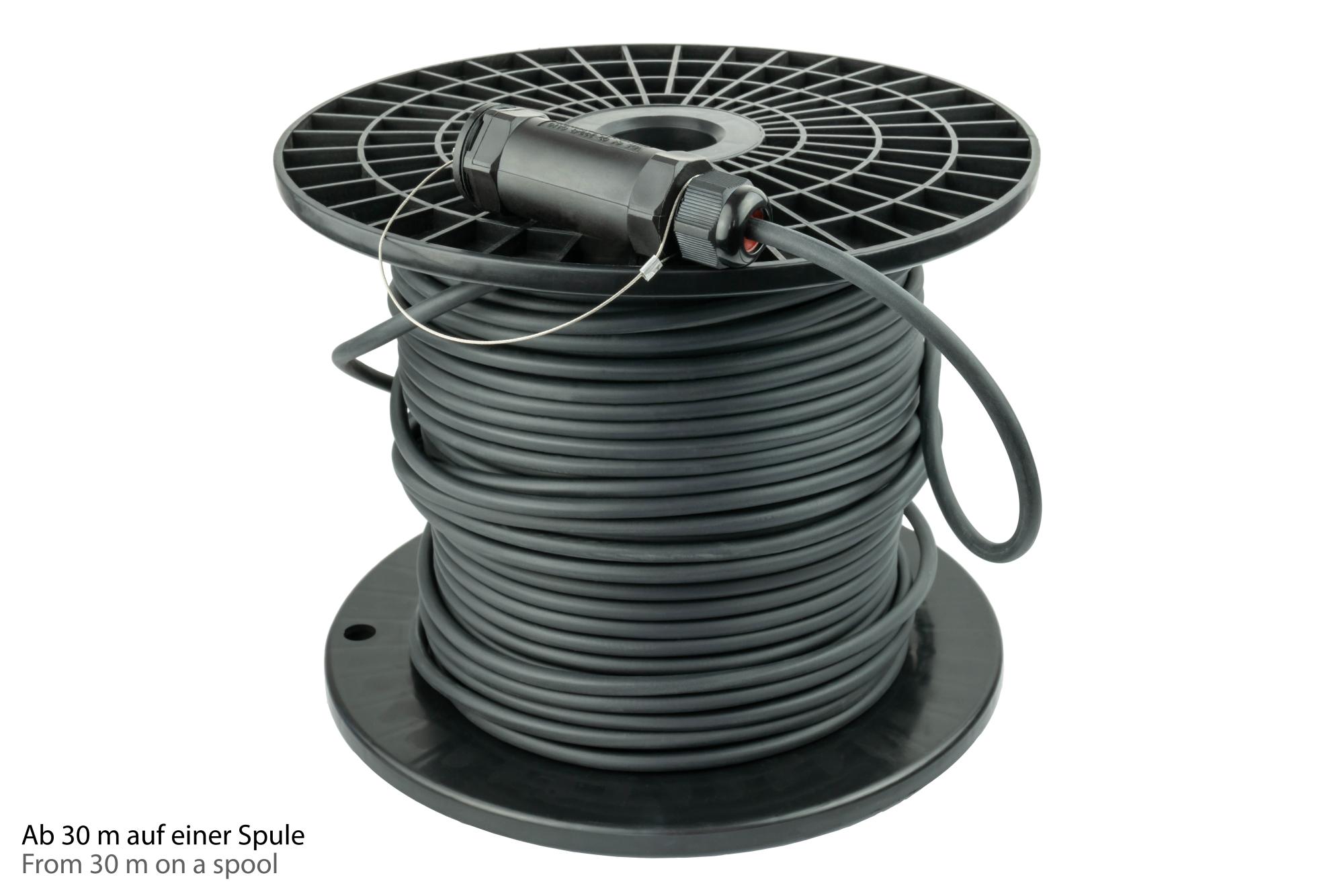 AOC Hybrid High-Speed HDMI® 2.0b, stahlarmiert, 4K @60Hz, 18 GBit/s, schwarz, 5m, PYTHON® Series