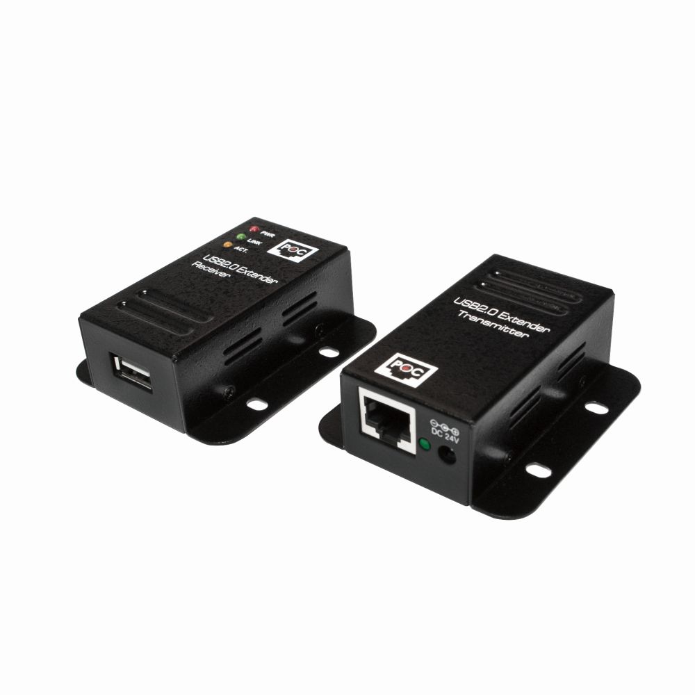 USB 2.0 Cat.5 Extender bis zu 50m mit 1 Port, PoE, LogiLink® [UA0267]
